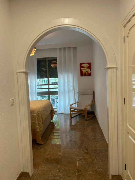 Postel nebo postele na pokoji v ubytování REGIDOR Cartagena