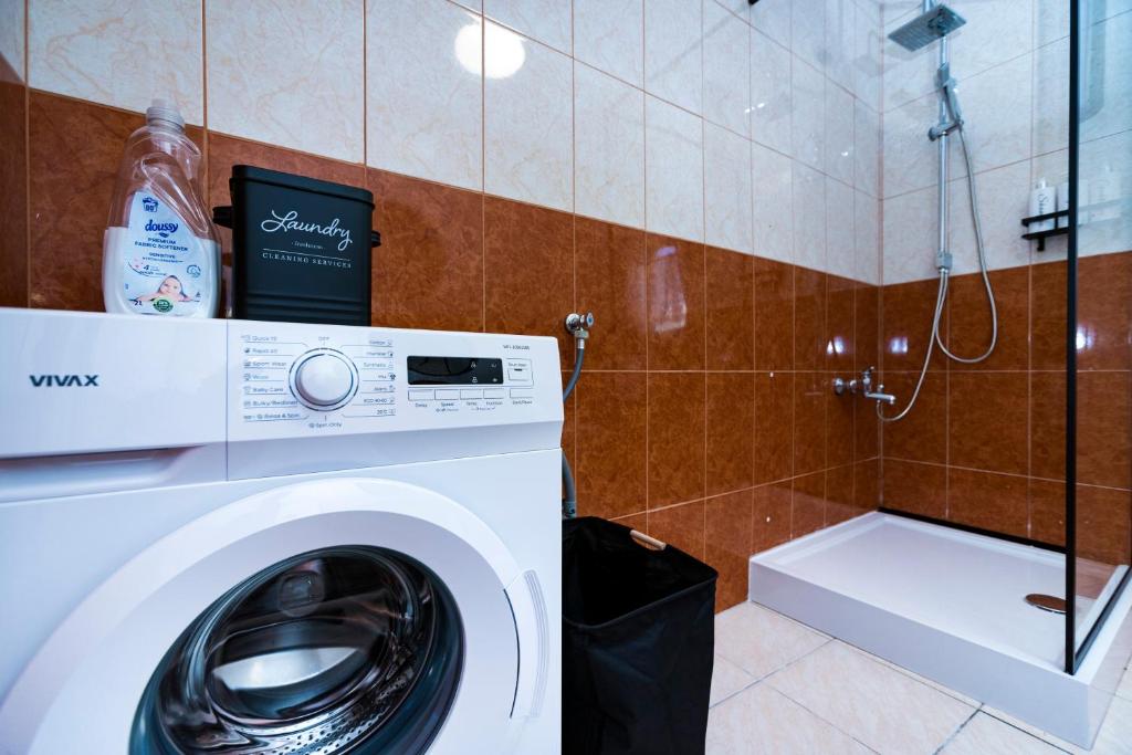 Kúpeľňa v ubytovaní M&M Pelivan apartments