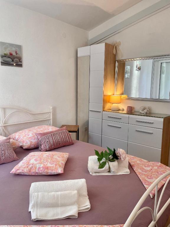 Posteľ alebo postele v izbe v ubytovaní Villa Terra Nostra Hvar