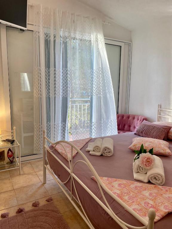 Posteľ alebo postele v izbe v ubytovaní Villa Terra Nostra Hvar