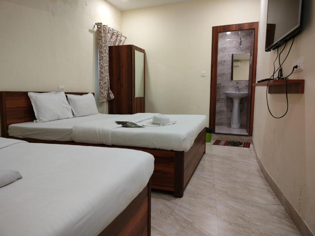 Postel nebo postele na pokoji v ubytování Hotel Holiday Express