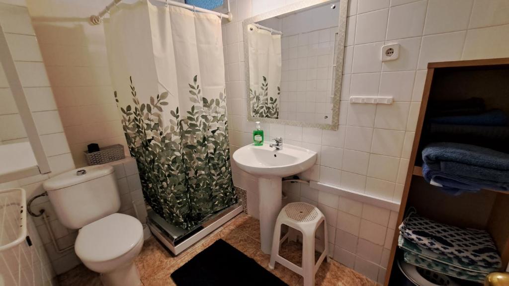 Koupelna v ubytování Hostal Nevada