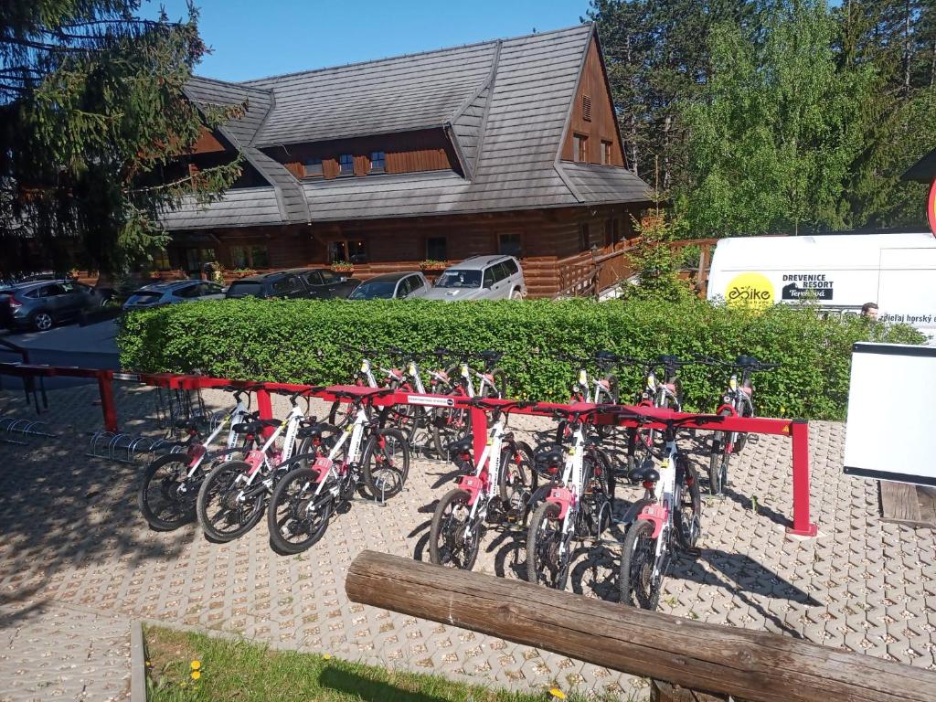 Jízda na kole v ubytování Resort Drevenice Terchova nebo okolí