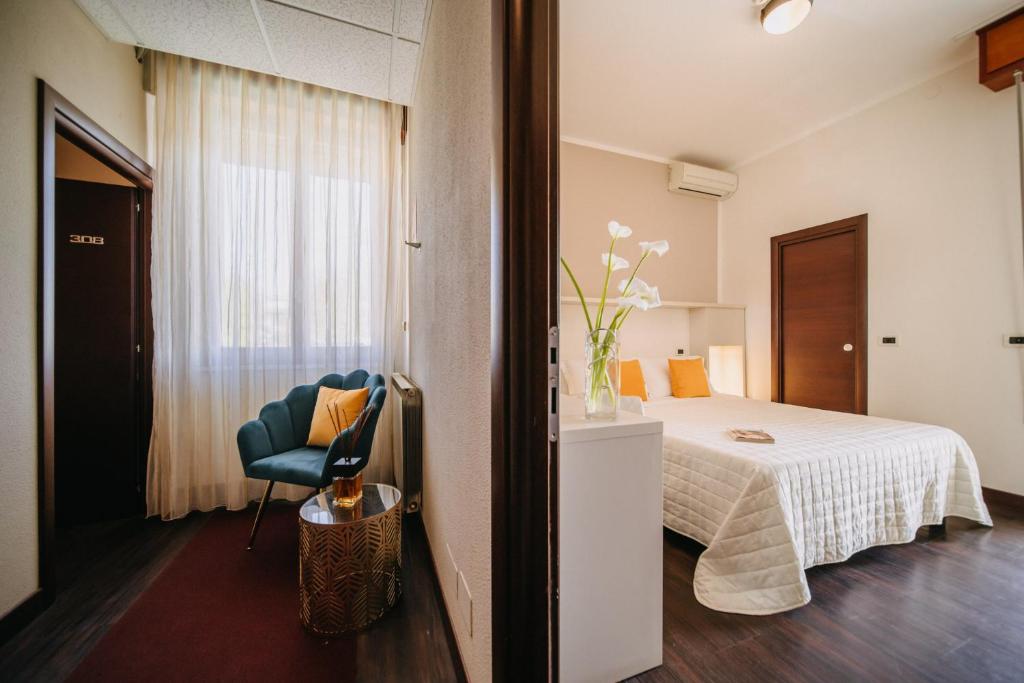Postel nebo postele na pokoji v ubytování Hotel Lalla Beauty & Relax