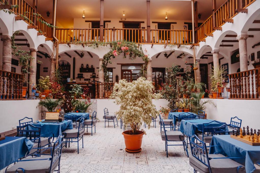 Restaurace v ubytování Hotel Casa Alquimia