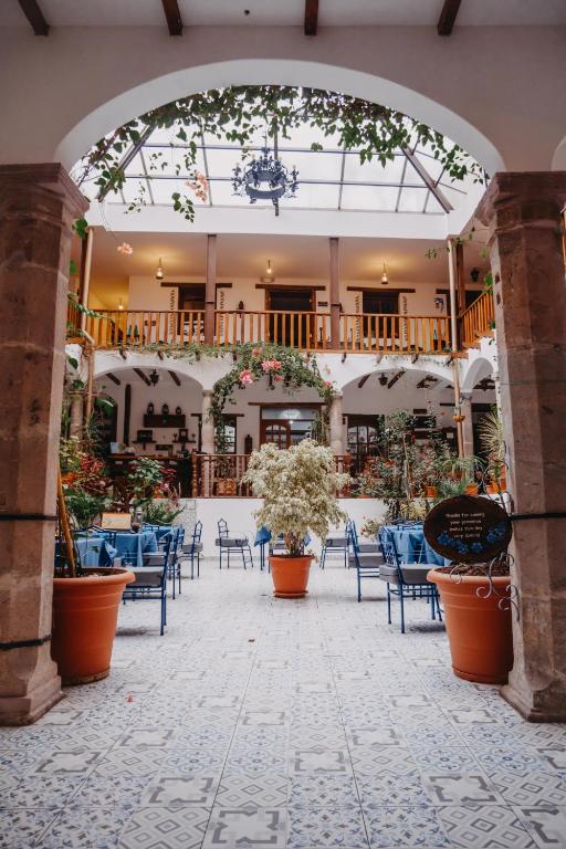 Restaurace v ubytování Hotel Casa Alquimia