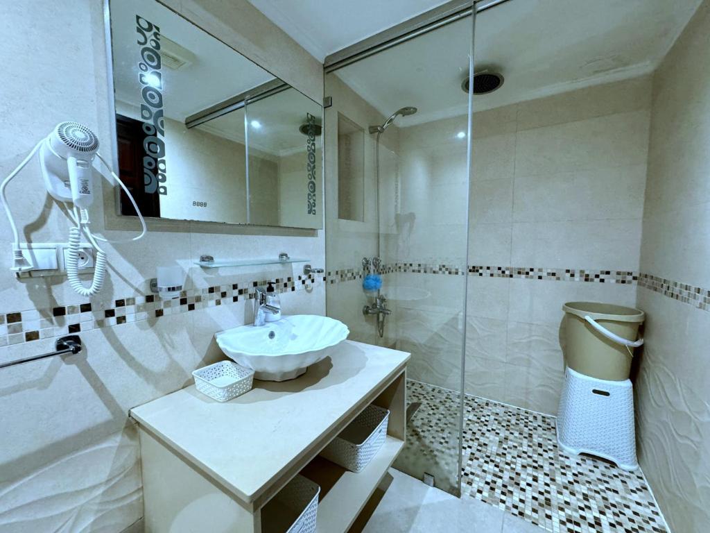 Koupelna v ubytování Excelent Chalet Triplex in Kasr Rimal-Kabila Tetouan
