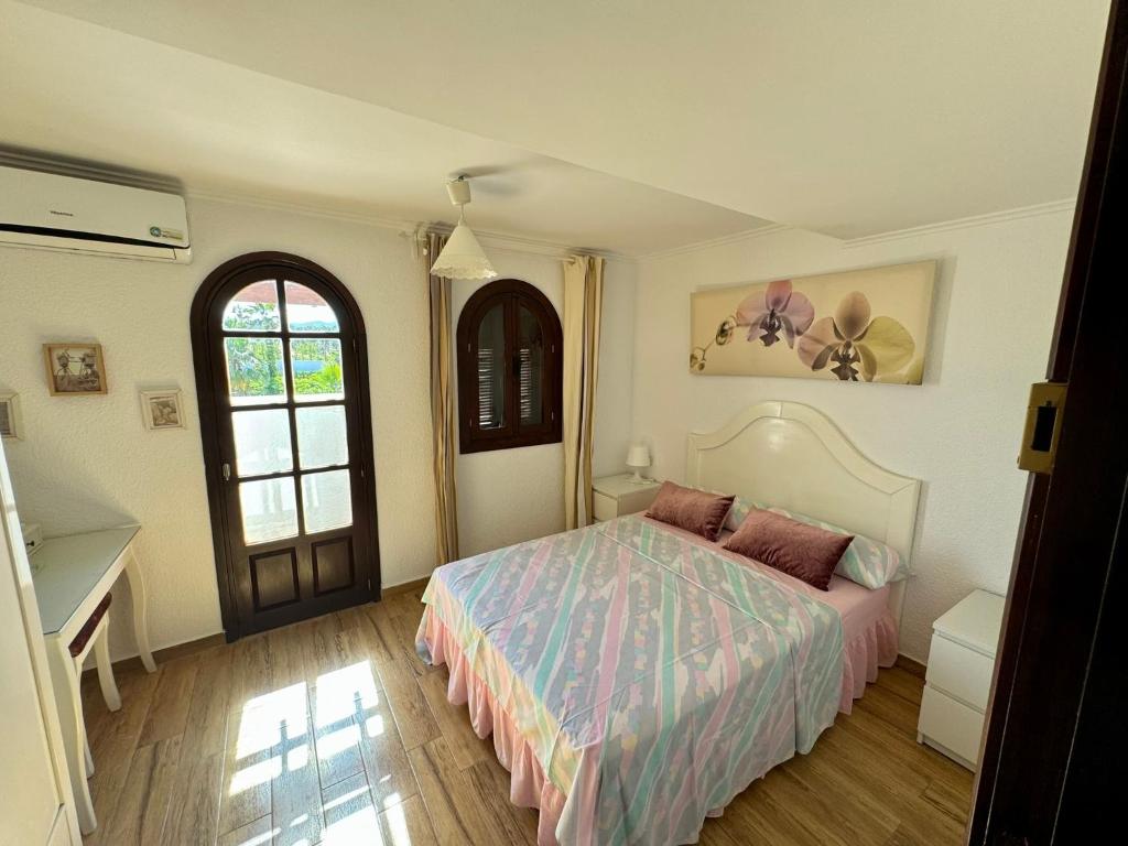 Postel nebo postele na pokoji v ubytování Excelent Chalet Triplex in Kasr Rimal-Kabila Tetouan
