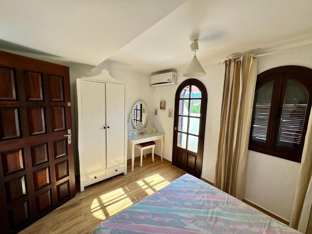 Postel nebo postele na pokoji v ubytování Excelent Chalet Triplex in Kasr Rimal-Kabila Tetouan