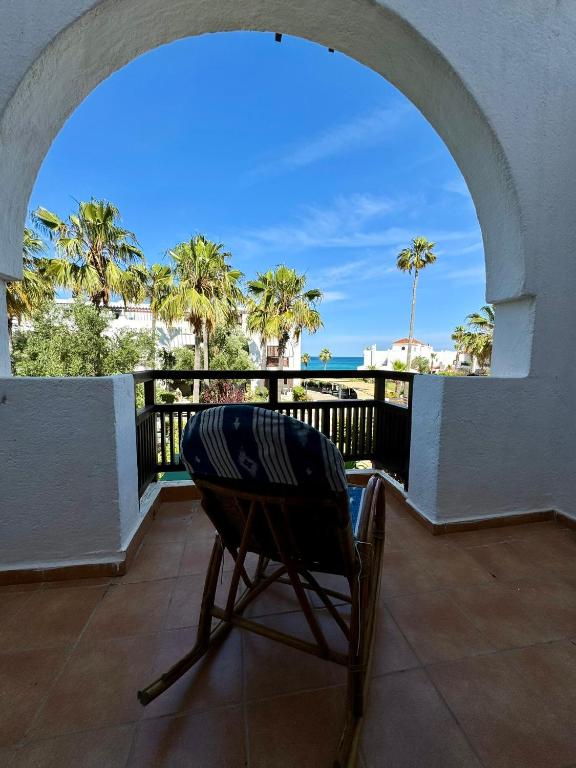 Balkón nebo terasa v ubytování Excelent Chalet Triplex in Kasr Rimal-Kabila Tetouan