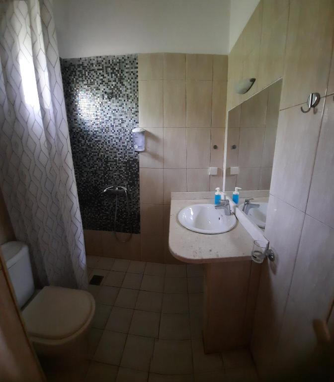 Koupelna v ubytování Avanda Rooms