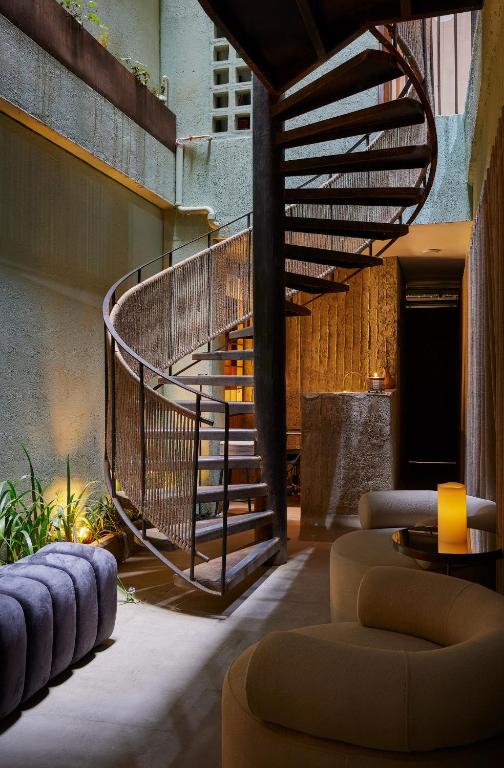 Un lugar para sentarse en Wellcomm Spa & Hotel