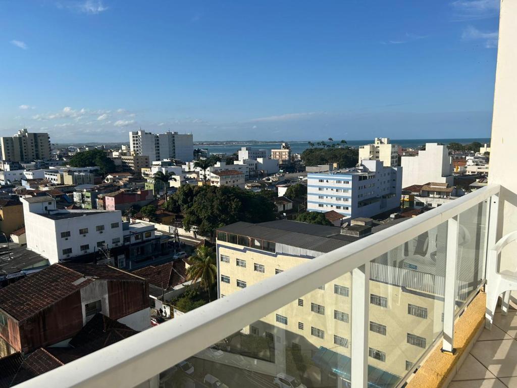 a view of a city from the balcony of a building at IDEAL HOTELS in Macaé