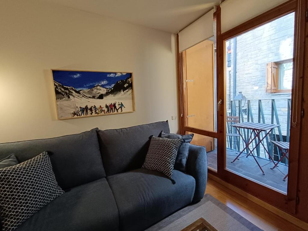 Posezení v ubytování Inmocyma Tu Refugio en Benasque