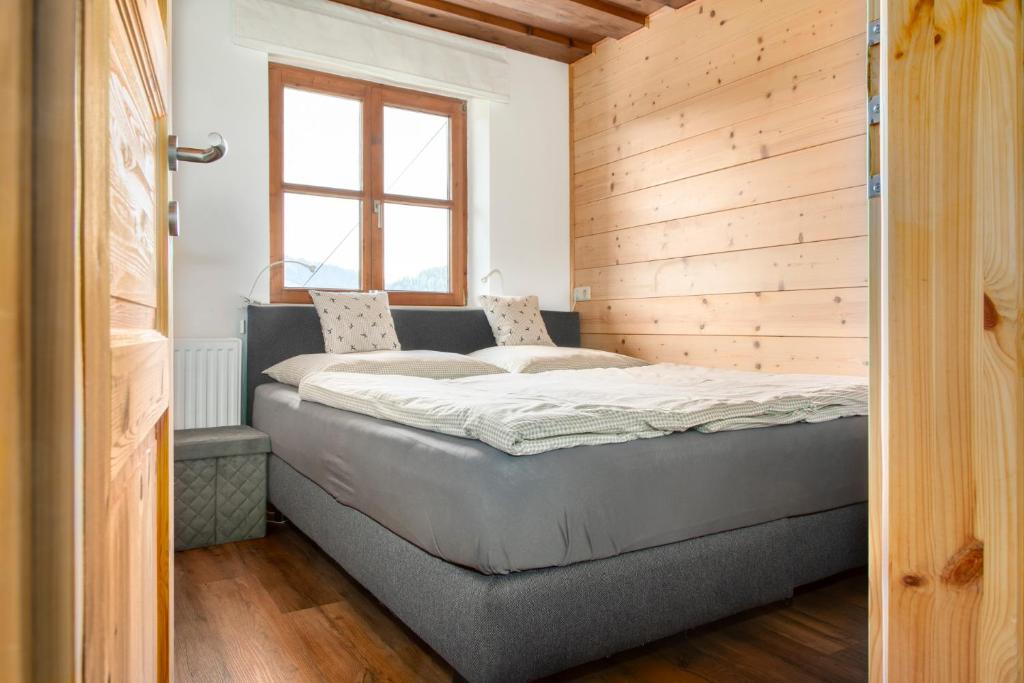 Posteľ alebo postele v izbe v ubytovaní Bio Bauernhof Brandgut