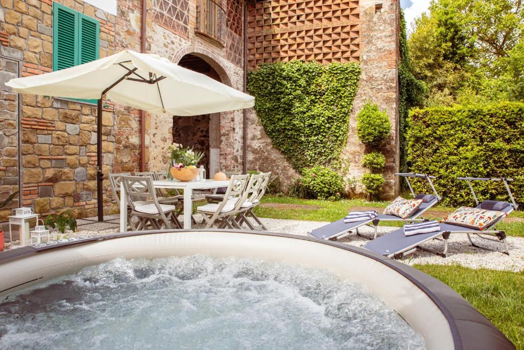 Πισίνα στο ή κοντά στο Casa Colibri Luxury