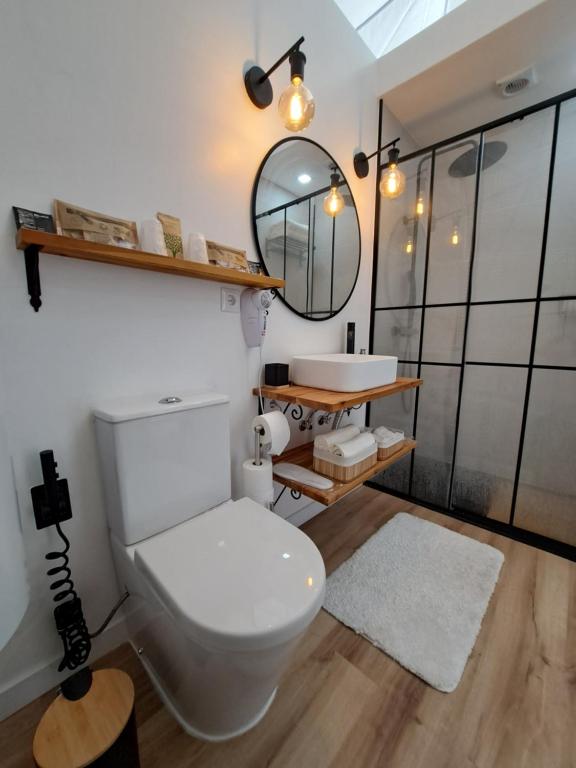 Koupelna v ubytování Glamping Casas Eco Natura