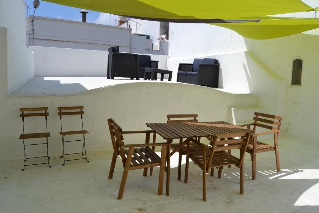 Un patio sau altă zonă în aer liber la Casa Almirante Reis