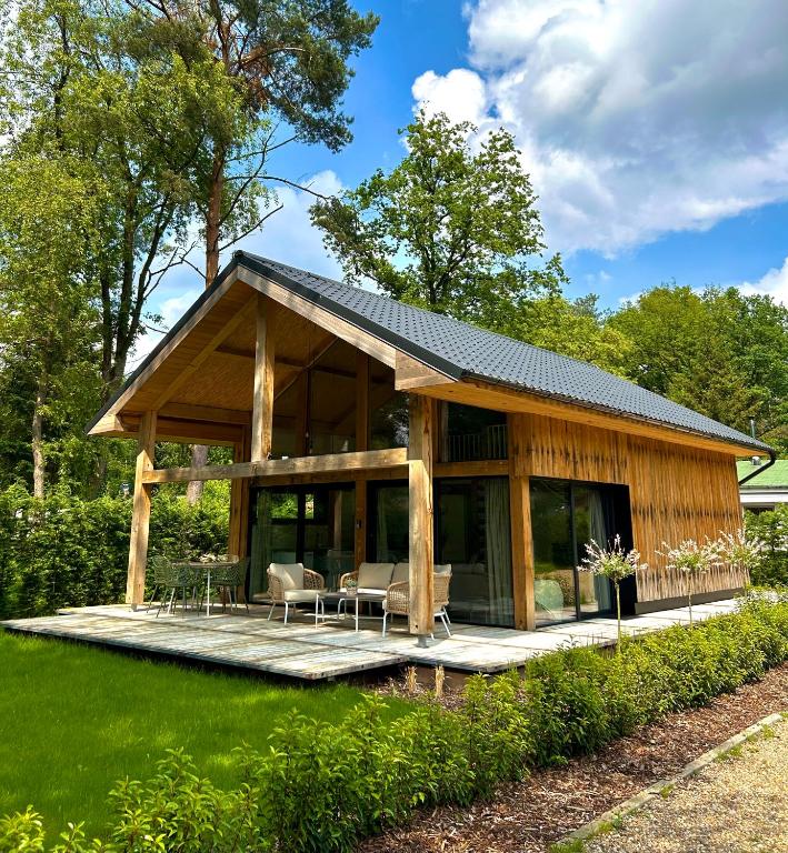 Zahrada ubytování Chalet Hoge Kempen