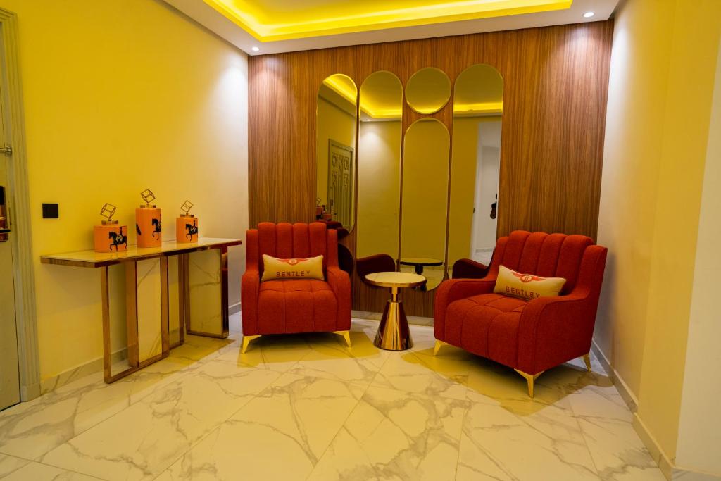 Area soggiorno di Le Rio Appart-Hotel City Center