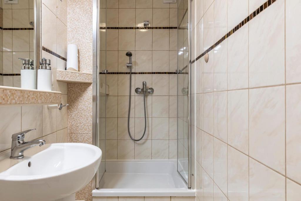 Kúpeľňa v ubytovaní Willa Sezamek blisko szlaków i centrum