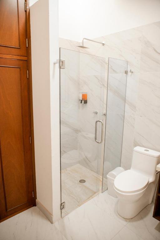 Koupelna v ubytování Violeta Hotel Boutique