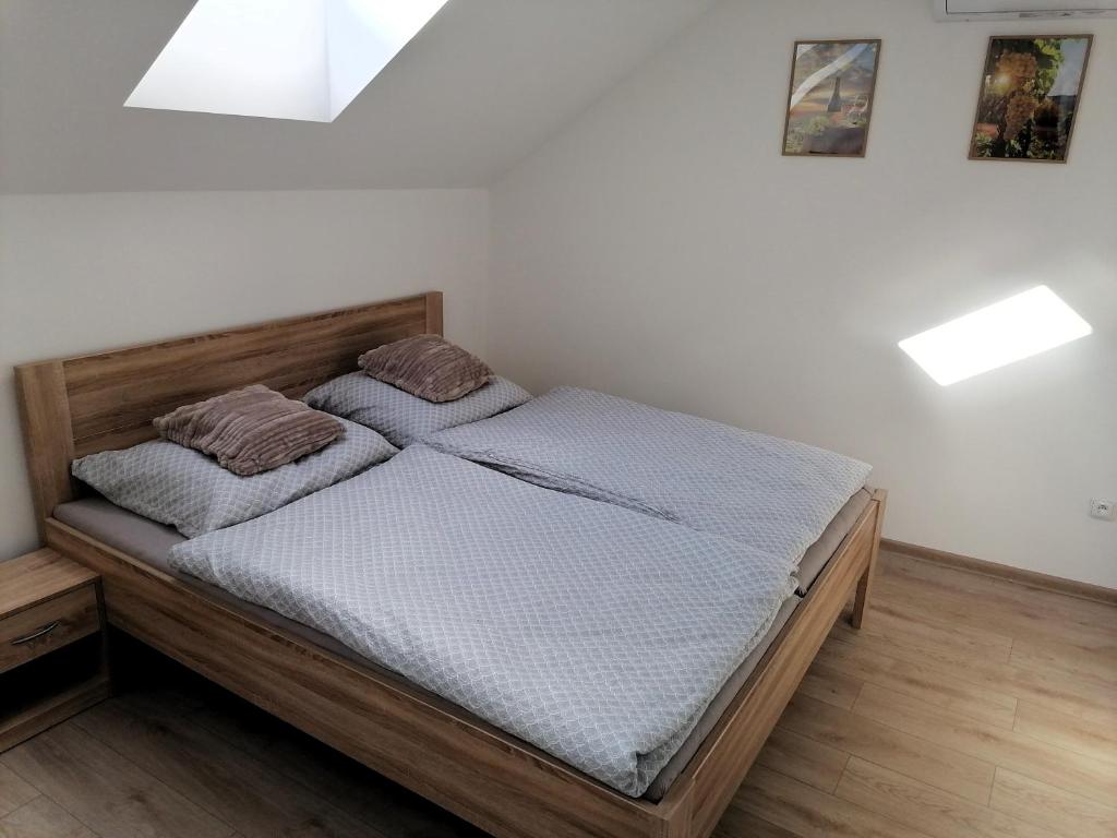 Postel nebo postele na pokoji v ubytování Víno Andrusiów