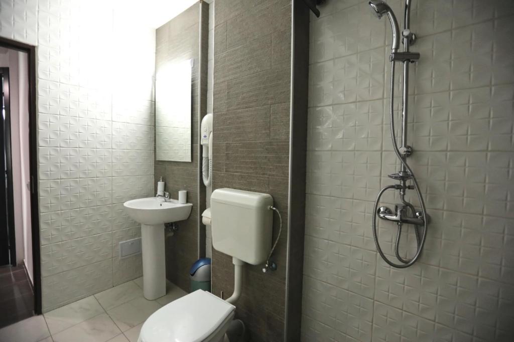 Koupelna v ubytování Casa Izabela