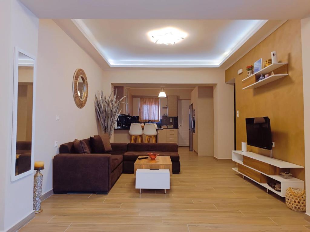 TV a/nebo společenská místnost v ubytování G.S. Apartment