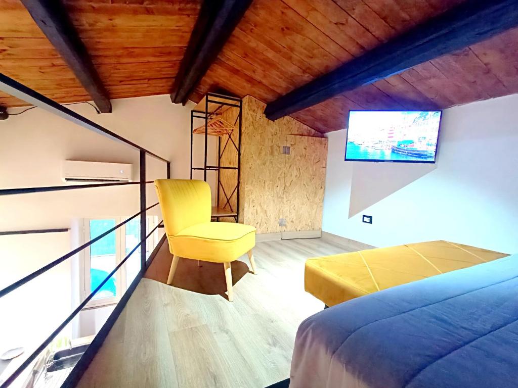 Posezení v ubytování Ti Scialìi Loft