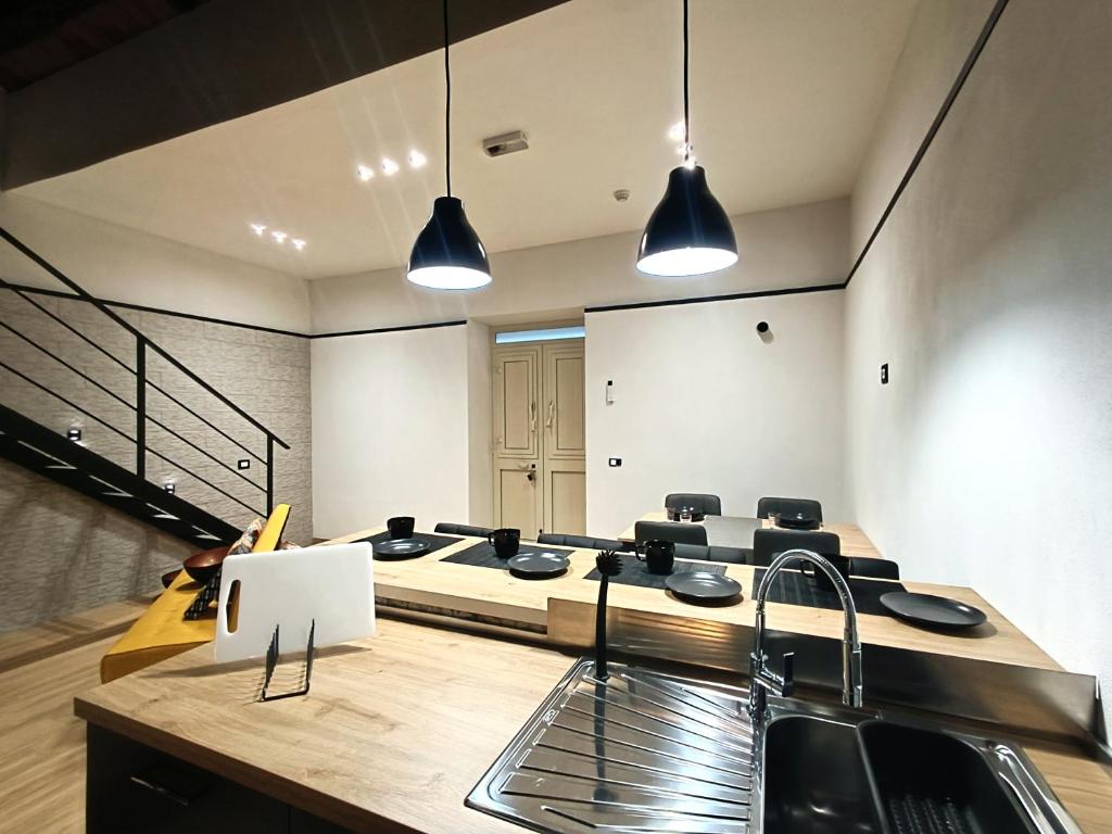 Posezení v ubytování Ti Scialìi Loft