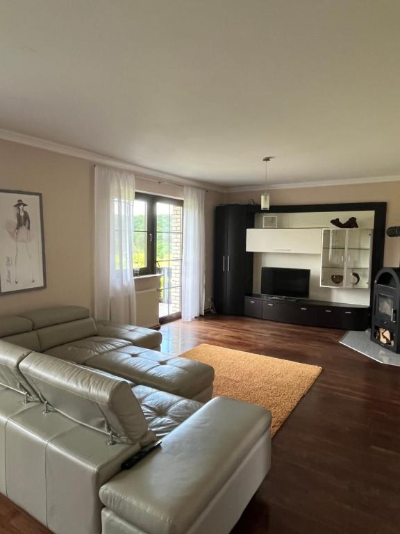 Χώρος καθιστικού στο Ferienwohnung am Nürburgring