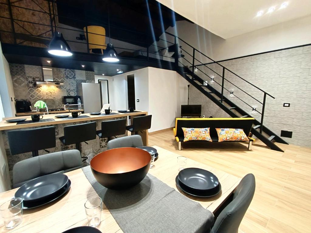 Posezení v ubytování Ti Scialìi Loft