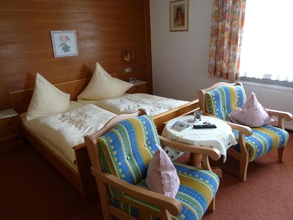 Postel nebo postele na pokoji v ubytování Haus Antonia