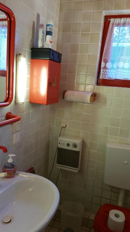 Koupelna v ubytování Haus Tsavo