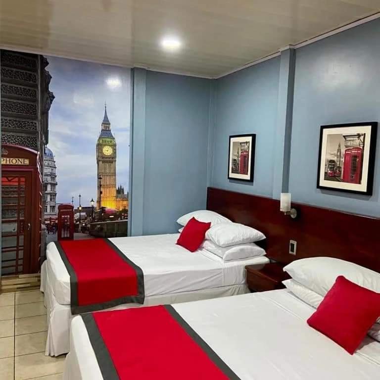 Postel nebo postele na pokoji v ubytování Hotel Boutique Malibu Los Sueños