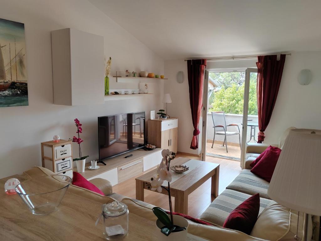 Posezení v ubytování Apartment Paša