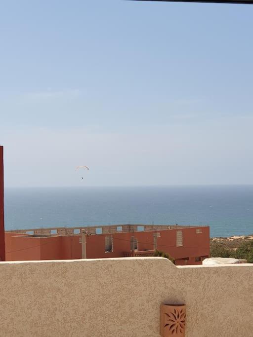a view of a building from the top of a wall at apartment vue Mer in Agadir