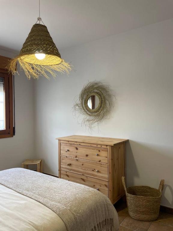 Cama o camas de una habitación en Casa La Divisa