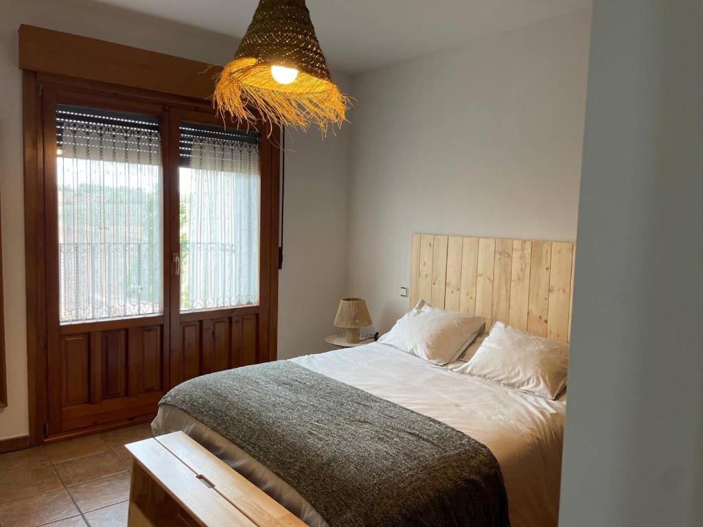 Cama o camas de una habitación en Casa La Divisa