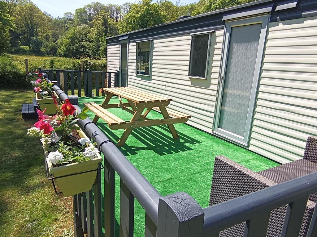 Zahrada ubytování Camping les goélands