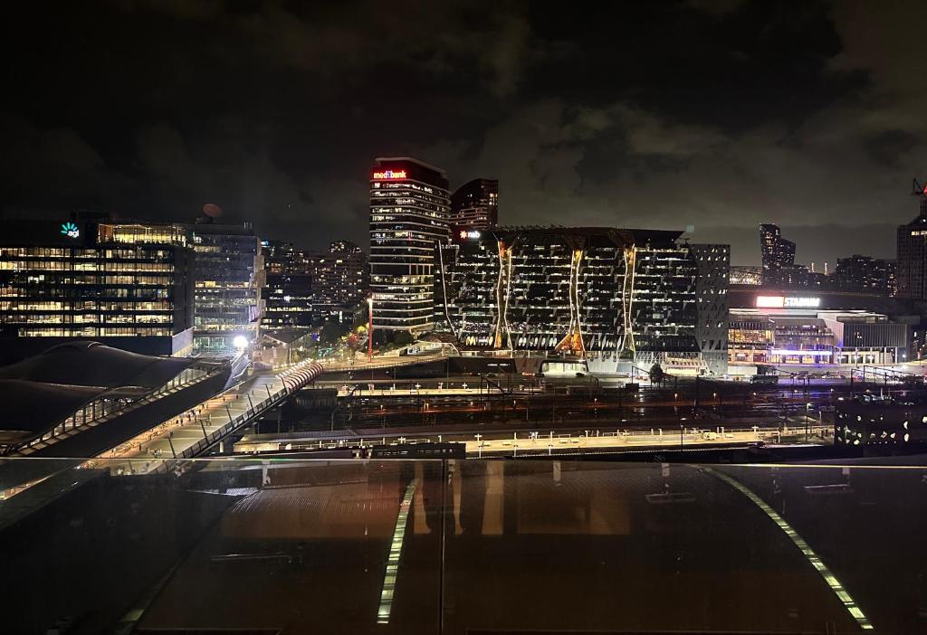 Γενική άποψη της πόλης Μελβούρνη ή θέα της πόλης από  αυτό το διαμέρισμα