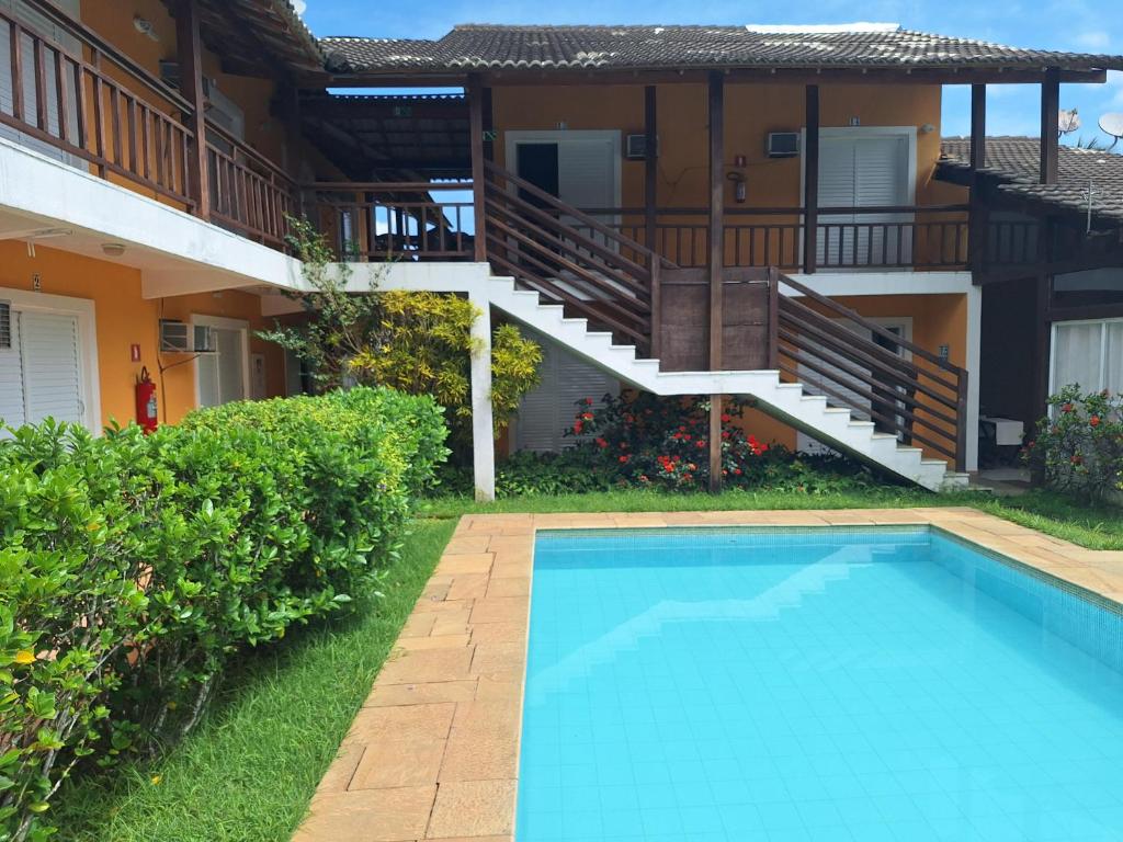 A piscina localizada em Pousada Rosa dos Ventos Juquehy ou nos arredores