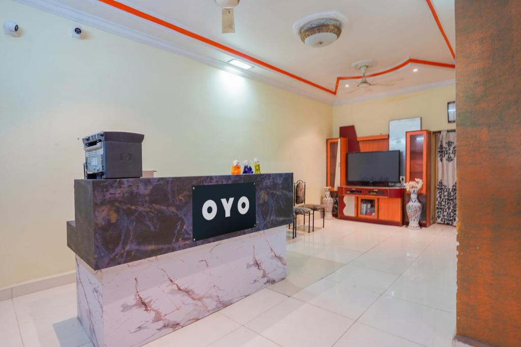 TV a/nebo společenská místnost v ubytování Hotel O The Heaven Inn