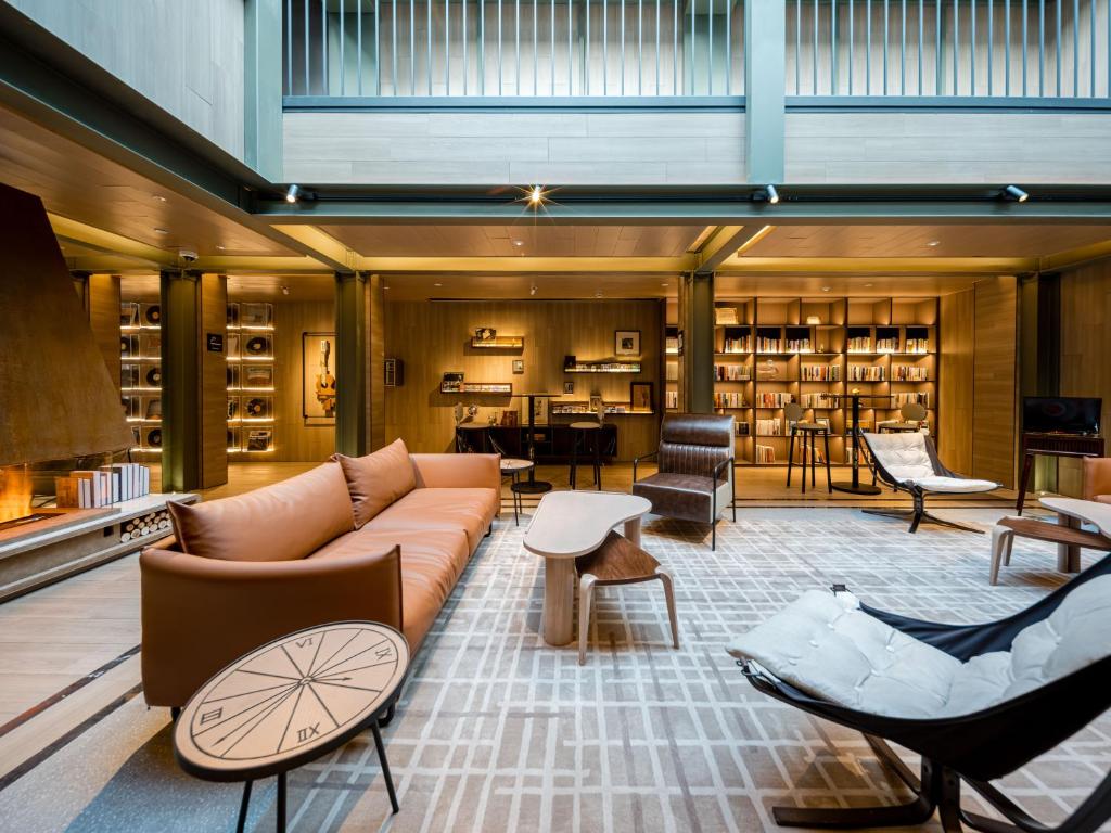 Posezení v ubytování Atour Hotel Shanghai World Expo West Gaoke Road