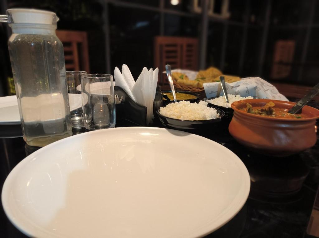 Cibo presso il campeggio di lusso o nelle vicinanze