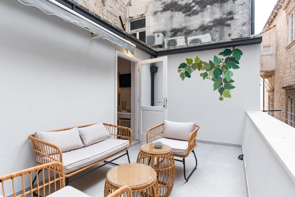 Posezení v ubytování Ragusa Old Town Apartments