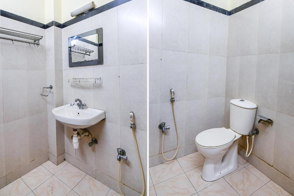 Koupelna v ubytování FabHotel Vicky