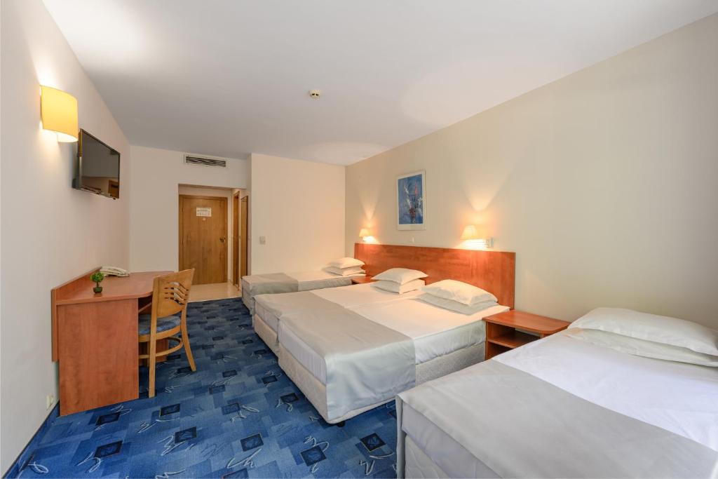 Quadruple Room with Park View and balcony