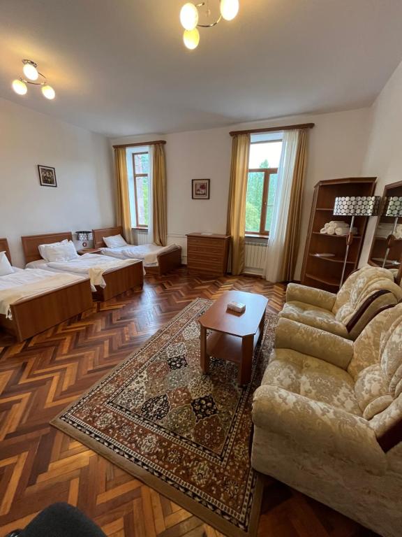 Posezení v ubytování Diligence Hotel & restaurant